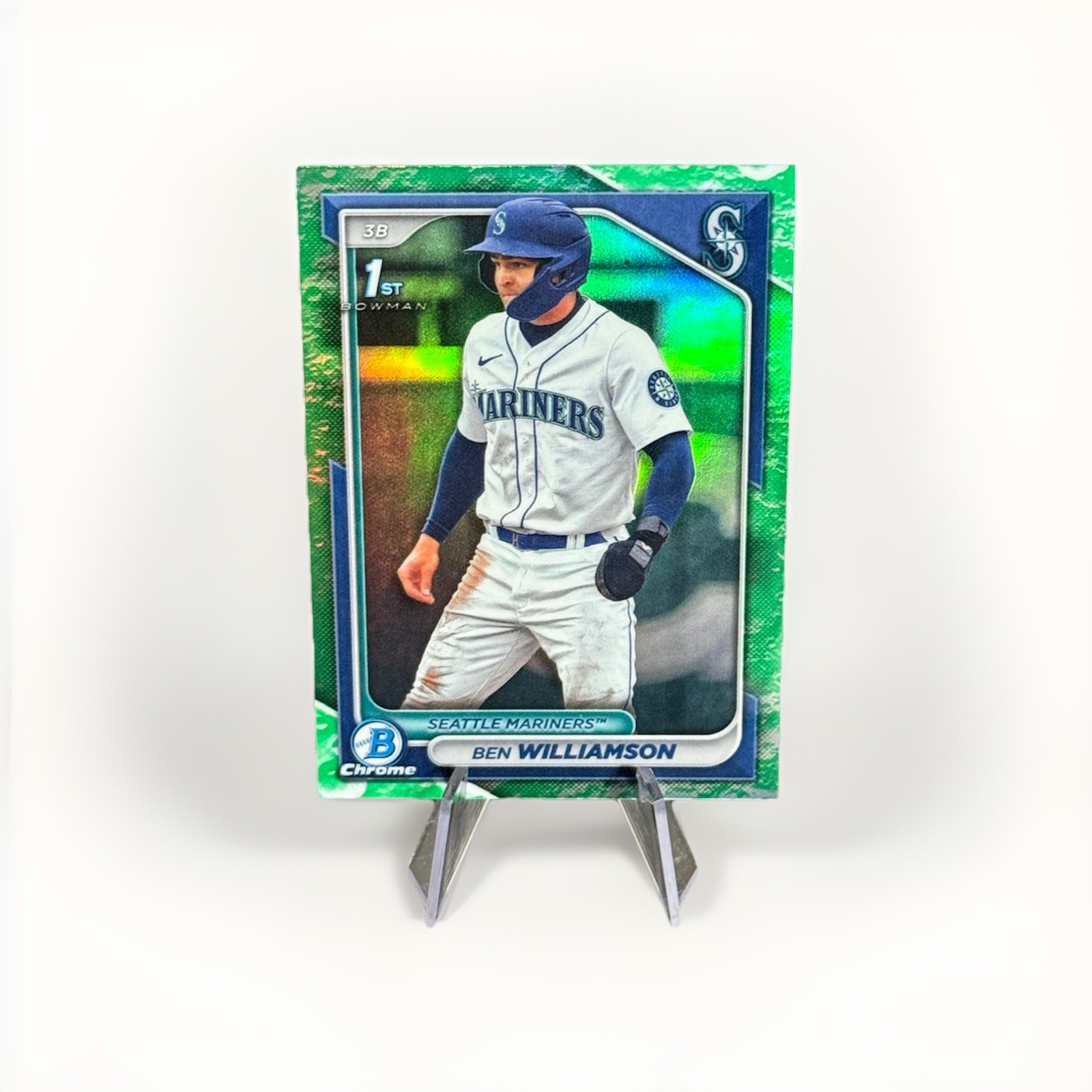 2024 Bowman - Chrome Prospects Ben Williamson #BCP-67 Lunar Glow Refractor (RC)