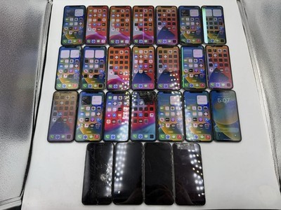 x25 Lot Apple iPhone X - 64GB 256GB (A1865 A1901) READ BELOW! REPAIR LOT! AS-IS