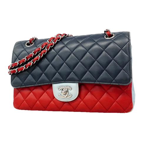 Chanel Double Flap Chain Shoulder Bag Quilted Lambskin Women's #OTB2933