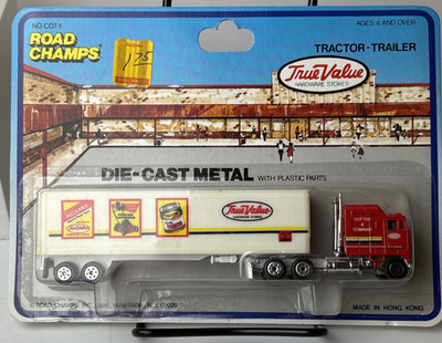 Vintage Road Champs True Value Die Cast Tractor Trailer NIP