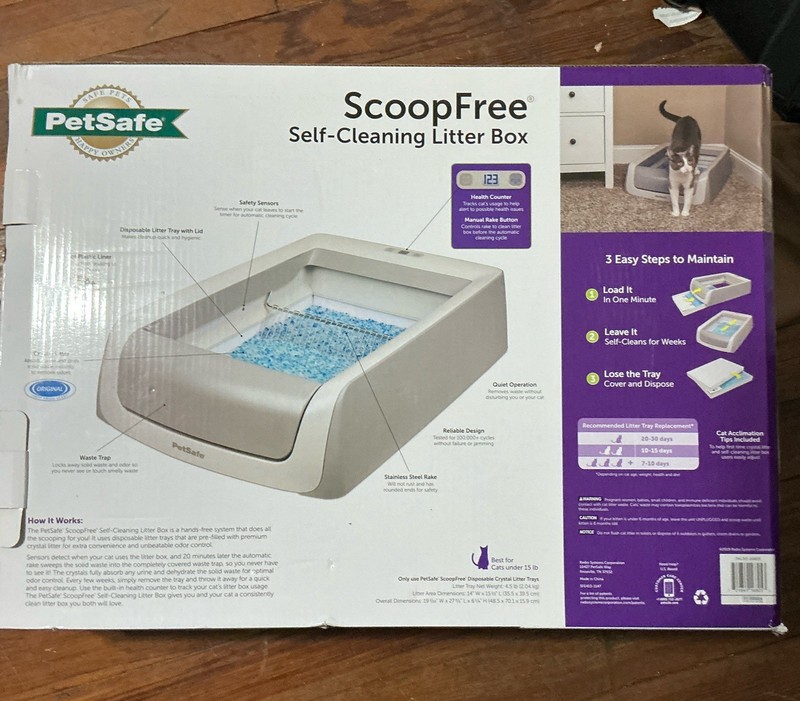 PetSafe ScoopFree PAL00-16805 2nd Generation Self-Cleaning Cat Litter Box
