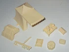 Marx 2000s Recast Captain Gallant Arab Tent w/ Accessories Missing Support Poles
