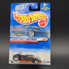 Hot Wheels 2000 Vulture 1:64 First Editions Diecast Car Black Orange
