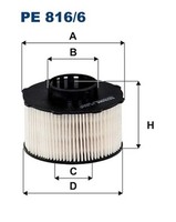 Filtron Kraftstofffilter Pe 816/6 Filtereinsatz FüR Opel Combo GroßRaumlimousine