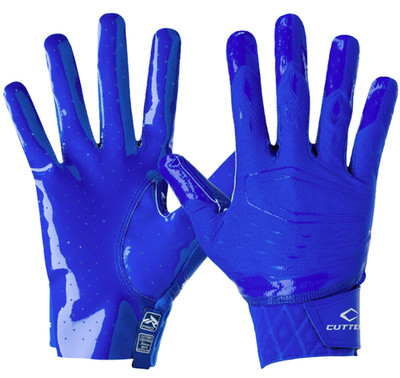 Cutters Rev Pro 5.0 Receiver Gloves   Adult   Solid Royal   New with Tags  
