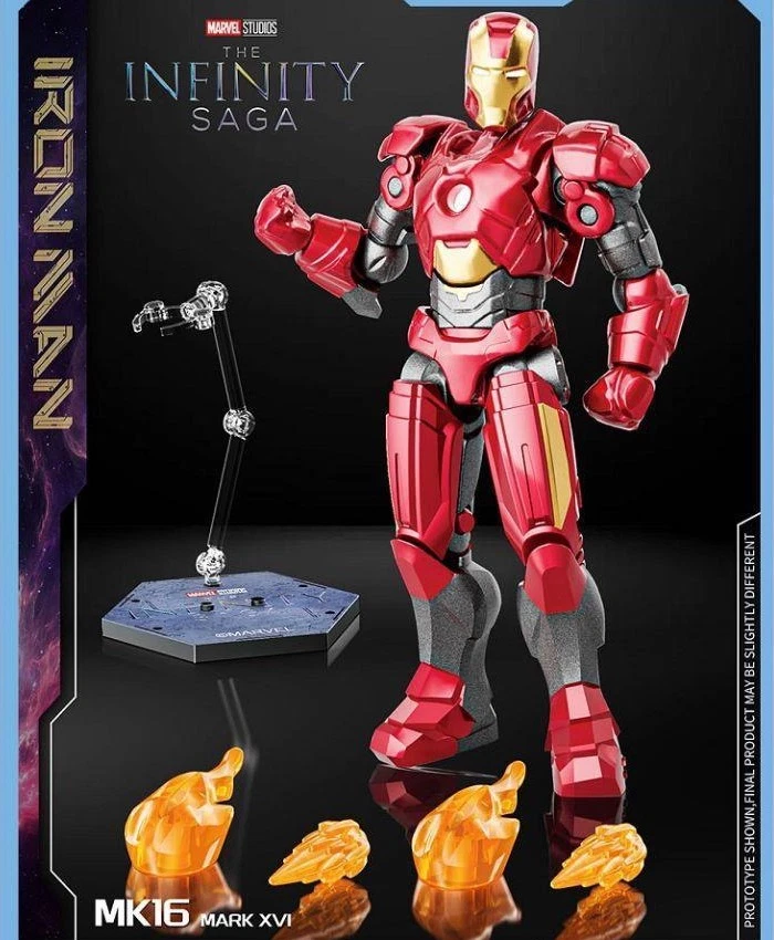 YuanYe Marvel IRON MAN Ironman Infinity SAGA MK15-19 Poseable Figure Model Kit - Image 3 of 4