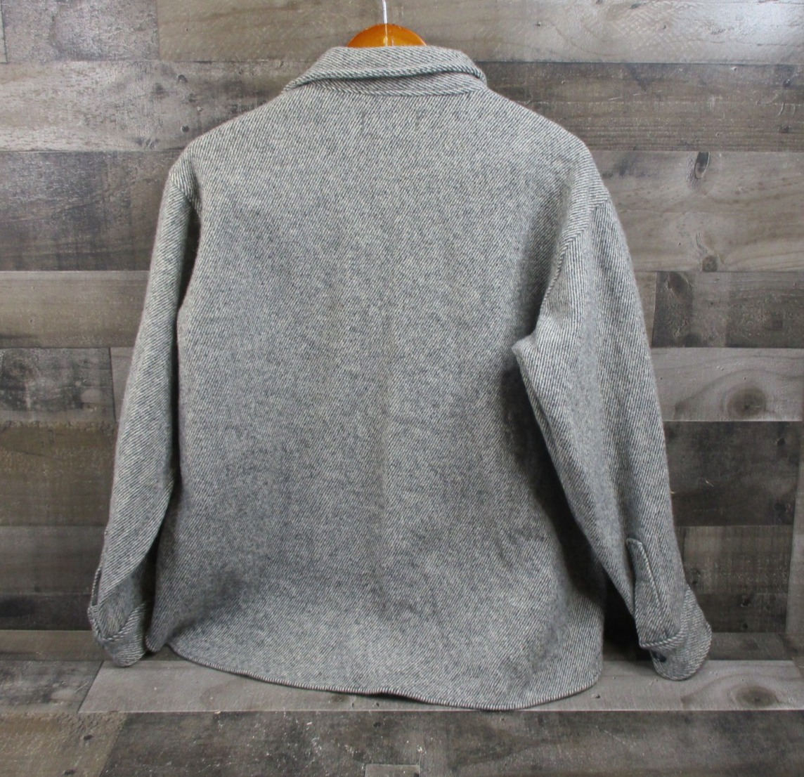 Vintage Eddie Bauer Shirt Jacket Mens XL Wool Blend Button Chore Vintage Eddie Bauer Shirt Jacket Mens XL Wool Blend Button Chore