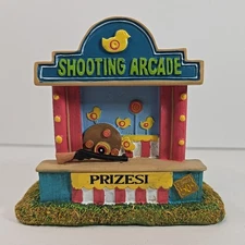 Tiny Treasures Shoreline Carnival Shooting Arcade Lighted Kiosk Village Dioramas