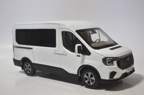 Modellino furgone JMC Ford Transit 2024 colore bianco 1/18 - Foto 2 di 8