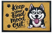 Funny Door Mats Outside, Cute Doormat for Entryway, Non Slip Dog Mat, Funny D...