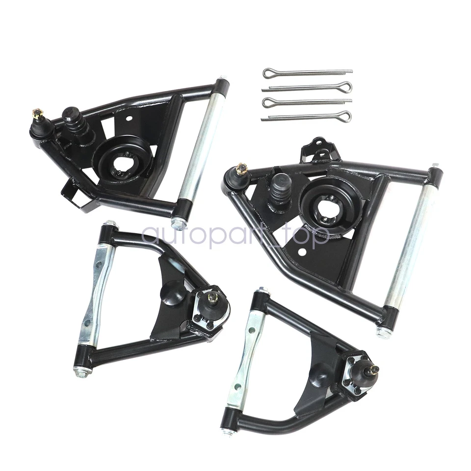 Fit 1963-1970 C10 CHEVROLET GMC TUBULAR CONTROL ARMS SET OF 4 UPPER AND LOWER - Imagem 2 de 4