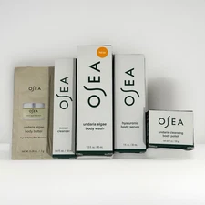 OSEA Set Body Wash, Face Cleanser, Serum, Body Polish Brand New Sealed