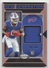 2024 Certified #NGS-KCN Keon Coleman New Generation Jerseys Mirror Bronze #/349