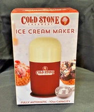 Cold Stone Creamery Ice Cream Maker 10 0z Automatic Sealed In Box Brand New 