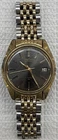 Seiko Automatic Watch 7005-8027 Two Tone Black Dial 17j Original Band(As Is)