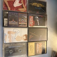 8 Metal Rock Cassette Tape Lot Pink Floyd , Arthur, Supertramp Styx Great White