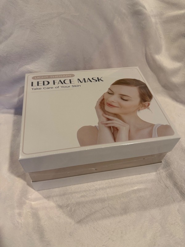 LED Face Mask Light Therapy Skin Care Device – New Sealed