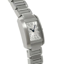 CARTIER Tank Française SM WSTA0065 Ladies Silver Stainless Steel Quartz #W1864 4