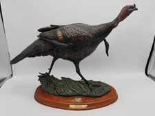 Greg O'Neal The Getaway National Wild Turkey Federation Bronze Sculpture Statue