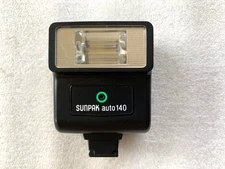 Sunpak Auto 140 Camera Flash  for Pentax- Tested