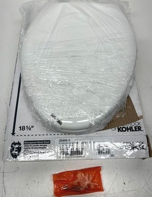 Kohler Stonewood Elongated Toilet Seat in White K-20466-0