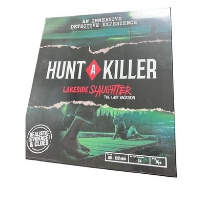 Hunt A Killer Lakeside Slaughter The Last Vacation Mystery Detective Game New