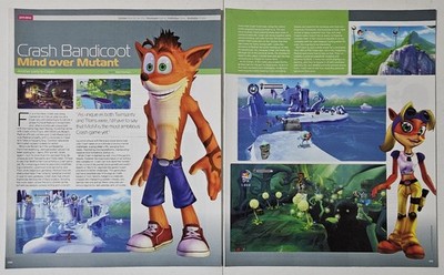 Crash Bandicoot Mind Over Mutant Magazine Preview Print Ad Poster Art 2008