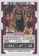 2020 Contenders Draft Picks Variation Prospect Ticket Khris Middleton #30 0f72