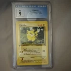 Pokemon TCG 1999 Jungle Pikachu 60/64 1st Edition Regular English CGC 9