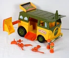 Teenage Mutant Ninja Turtles Party Wagon Classic Attack Van Complete TMNT 1989