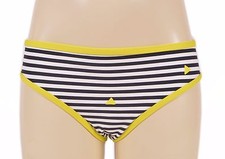 NWOT YOUTH GIRLS BILLABONG STRIPPED SWIMSUIT BOTTOMS 15 10 black white