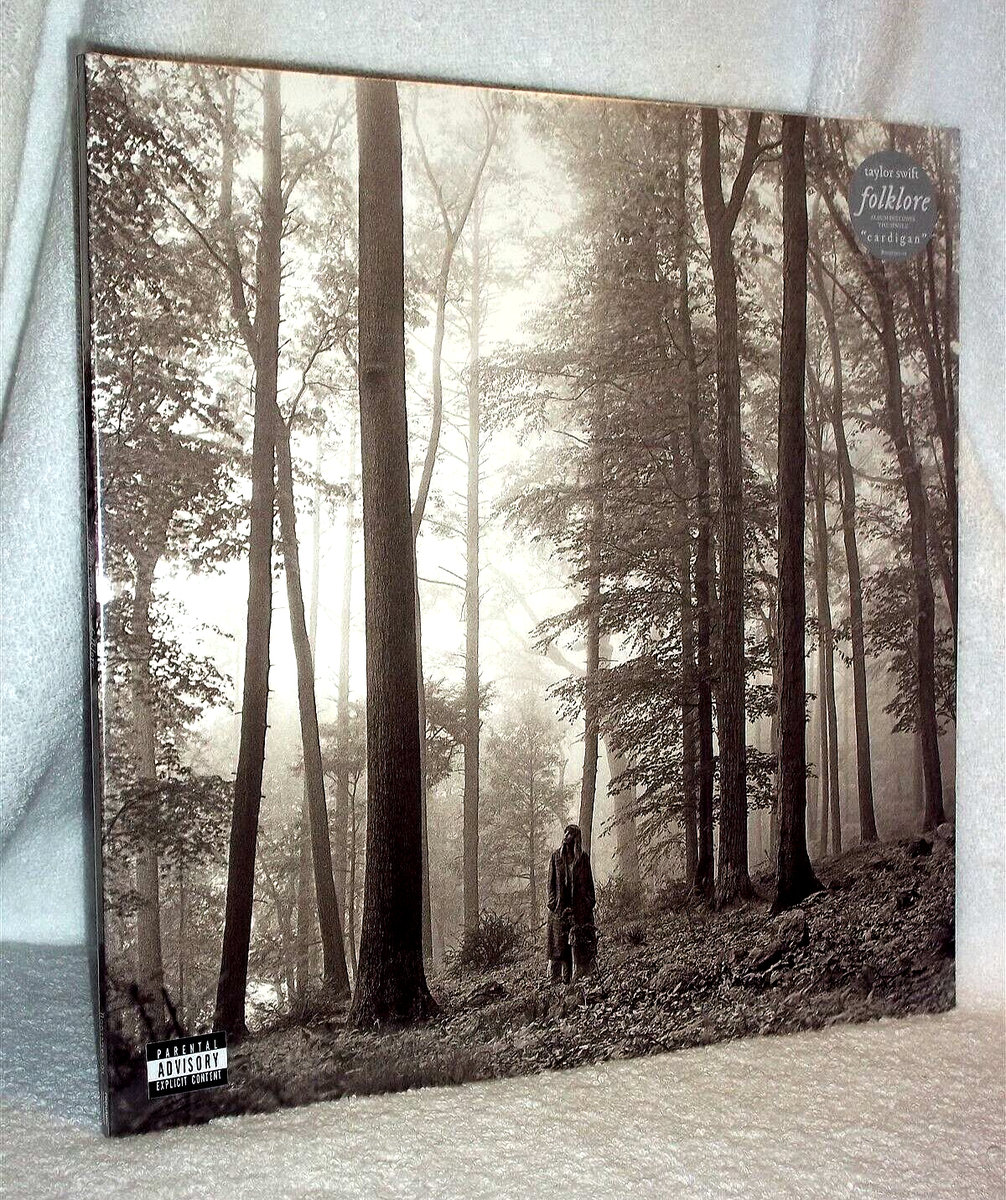 Folklore (BEIGE 2 VINYL LP, 2020) NEW Taylor Swift pop superstar
