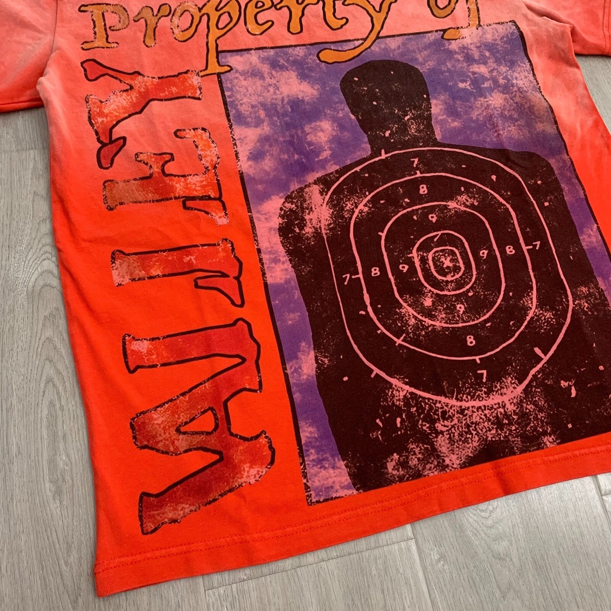 VALE FOREVER T Shirts ヴィンテージ Tシャツ TARGET PRACTICE Vale Forever Target Practice Tee Charcoal – PIECES