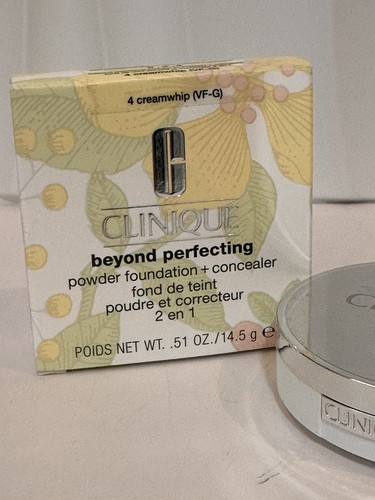 Clinique Beyond Perfecting Powder Mineral Foundation Concealer #4 creamwhip NEW - Picture 4 of 4