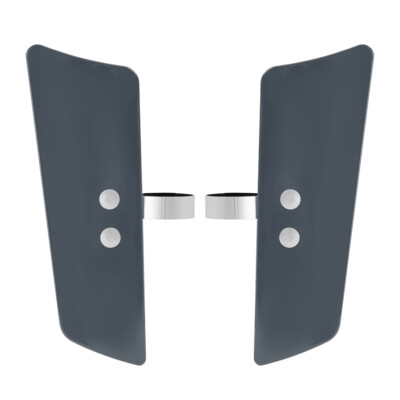 Smoke Front Wind Fork Air Wind Shield Deflector for Honda Kawasaki Yamaha Suzuki