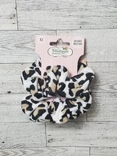 The Vintage Company Moisture Absorbing Hair Scrunchies, 2 Pack