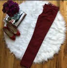 PAIGE DENIM Women’s Burgundy Red Skyline Soft Stretch skinny Jeans Size 24 — photo 4