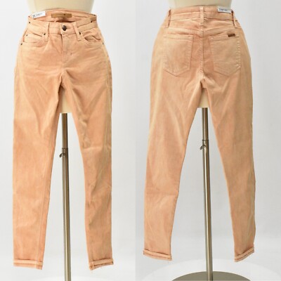 New  Joes Jeans The Markie Ankle Skinny Jeans Peach  Wash Size 25