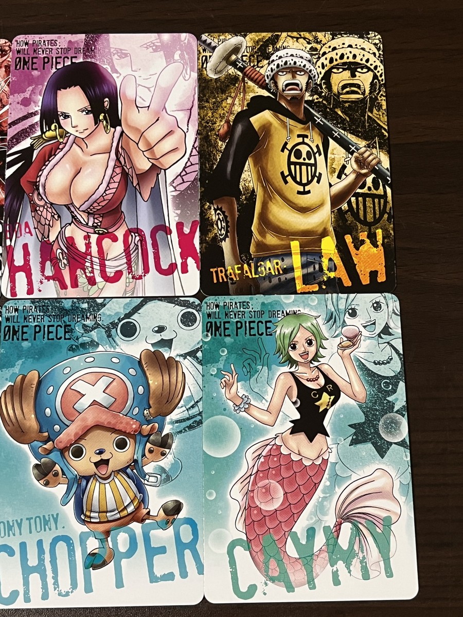 One Piece Snack Card 10 Types Complete Set Luffy Zoro Hancock etc