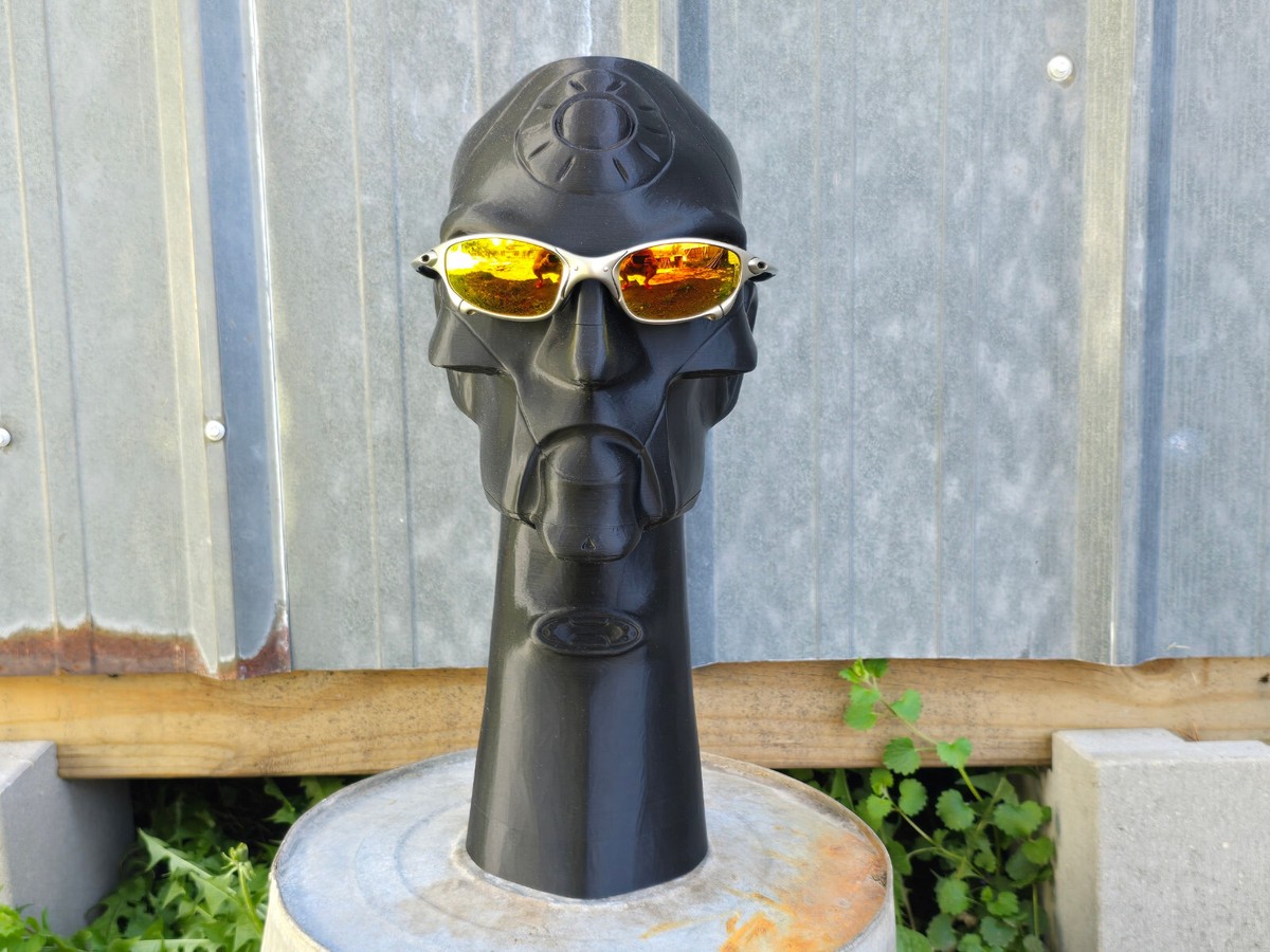 3D Printed Oakley Style Shadow Bob Head Trophy X-Metal Sunglasses