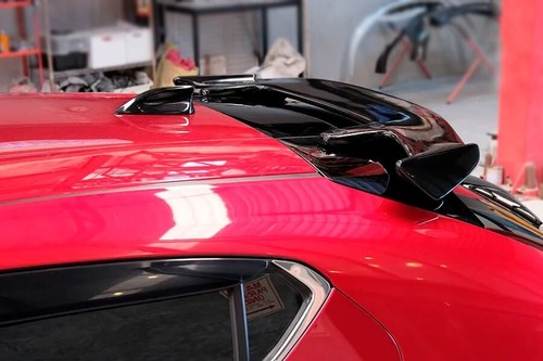 for mazda 3 Hatchback bp 2019 2020 2023 spoiler wing painted - Foto 5 di 5