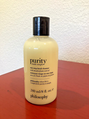 PHILOSOPHY Purity Made Simple One Step Facial Cleanser 8 fl.oz.~NEW/SEALED~