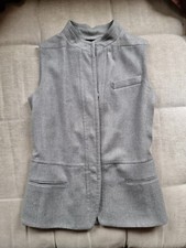 Narciso Rodriguez Wool Blend Grey Vest Size I40
