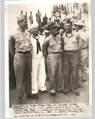US Army Men SURVIVORS of Japanese War Prison World War II 1945 Press ...