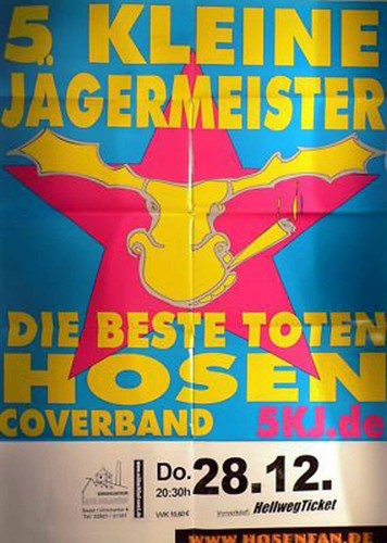 5 kleine Jägermeister Soest 2006 Konzert-Poster A1