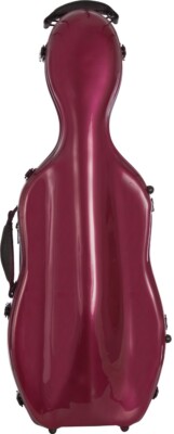 Fiberglas Bratschenkoffer UltraLight 38-43 M-Case burgund glänzend