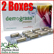 2 BOXES DEMOGRASS PREMIER WEIGHT LOSS SUPPLEMENT 60 CAPSULES 100% ORIGINAL PILL