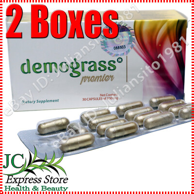 2 BOXES DEMOGRASS PREMIER WEIGHT LOSS SUPPLEMENT 60 CAPSULES 100% ORIGINAL PILL