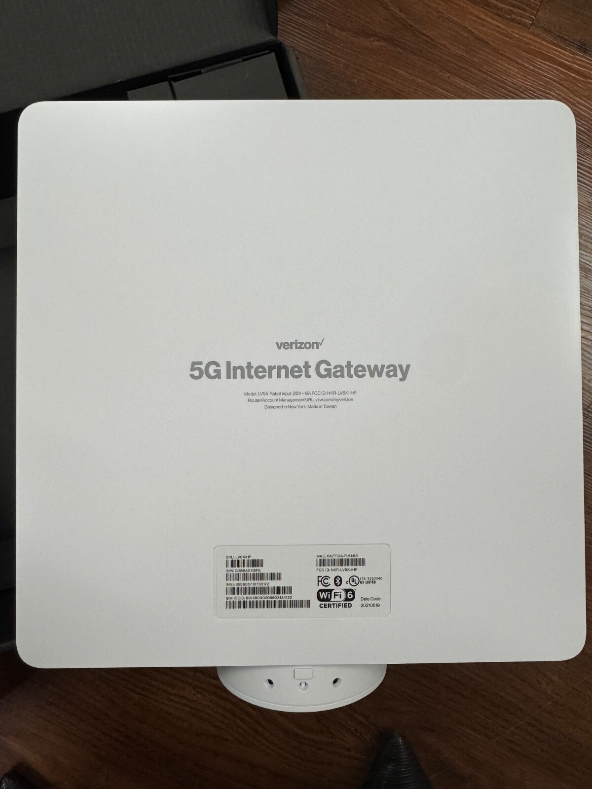 Verizon Gateyway Router Verizon Internet Gateway 5G (LV55/LVSKIHP) Home Router Wi-Fi - White | eBay