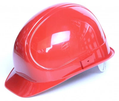 AUS Elektriker Schutzhelm in rot 1000 Volt Helm Helme Bauhelm für Kopfschutz - Bild 1 von 2